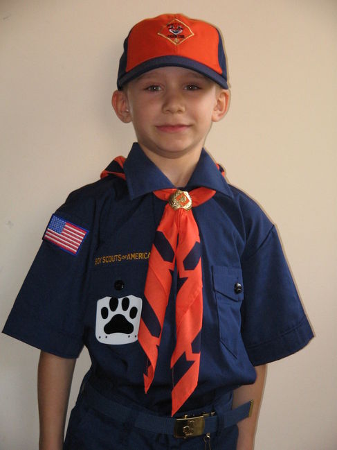 Brand new Cub Scout uniform
Nov. 2005
