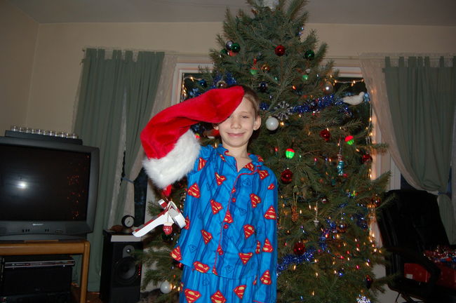 James with the stocking
Keywords: James Christmas