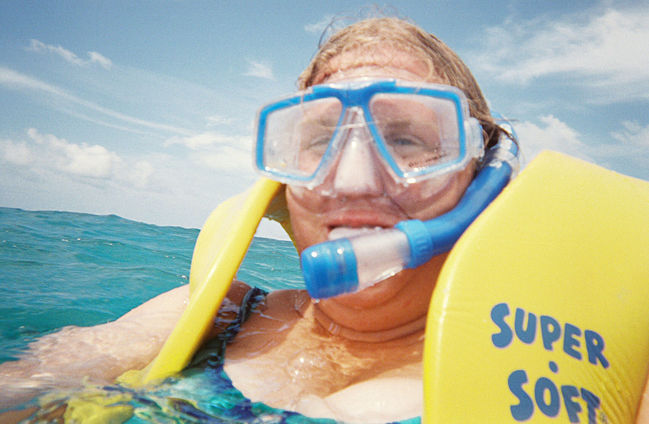 Julie snorkeling
Ocho Rios, Jamaica
August, 2006
Keywords: Julie Honeymoon