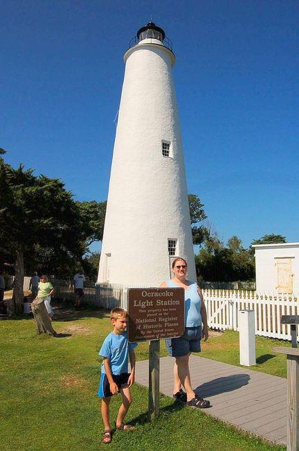 James and Julie at the Ocracoke Lighthouse
Ocracoke Island, Outer Banks, NC
