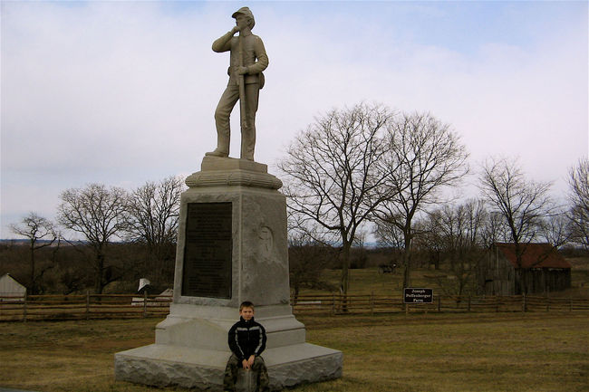 James at Antietam Battlefield
