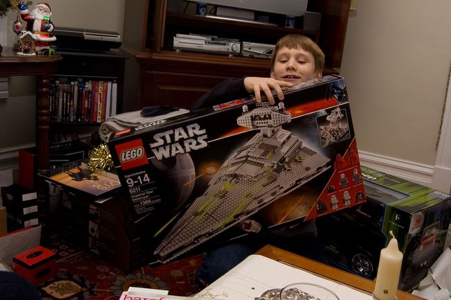 James and the million piece Lego set
Christmas 2008
