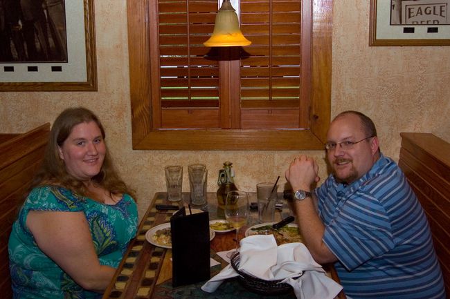Married two years!
Dinner at Carraba's 
