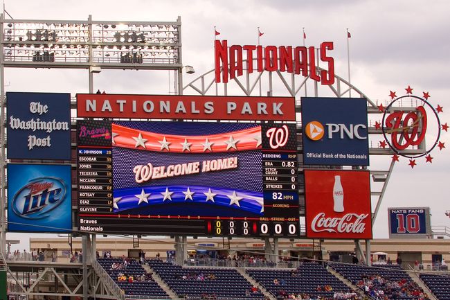 Scoreboard at the new Nationals Park
someday we'll go to a ballgame that isn't cloudy and cold...
Keywords: Nationals Park