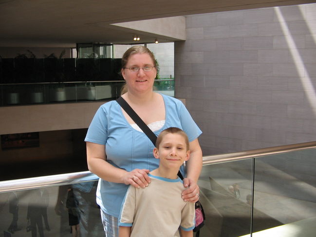 Julie and James at the art museum
