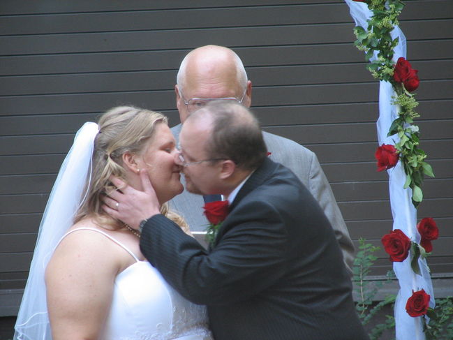 The Kiss
Wedding Day
August 5, 2006
Big Meadows Campground
Shenandoah National Park
Keywords: Wedding