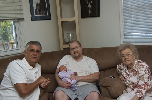 Four Generations
Dad, Leia, Mike and Mawmaw
