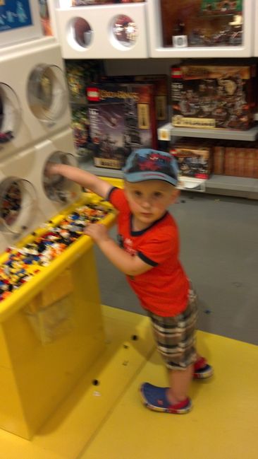 Having fun at the Lego store
Lego store in Tyson's Corner
Keywords: Lego