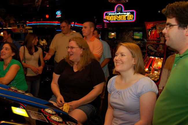 Julie, Christy and Billy
at Dave and Busters, Dallas
