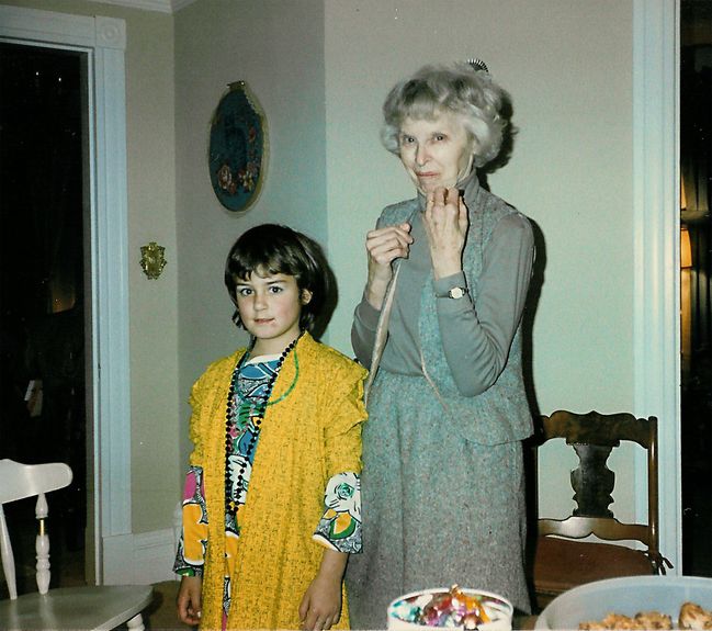 Emily and Granny
Christmas 1987
Keywords: 1987