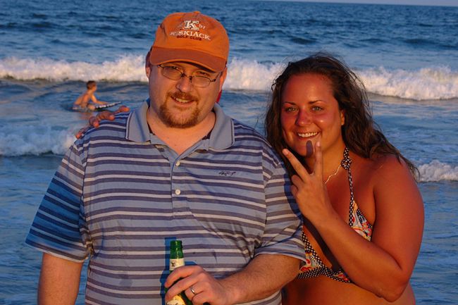 Mike and Emily at the beach
Kure Beach, NC
